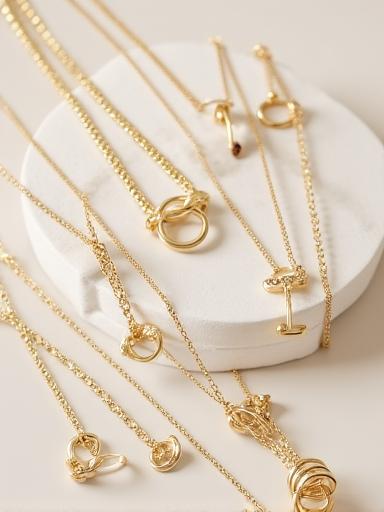 Minimalist gold jewelry collection thin chains and delicate rings